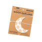 Moon Recycled Paper Garland - Eco Friendly Tree-Free Decor