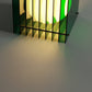 Lớp small square in green acrylic