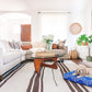 Blue Bogolan | Boho Dog Bed or Bed Cover
