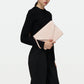 Envelope Clutch in Vegetable tanned calfskin and Suede Leather