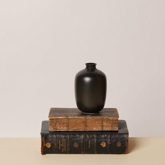 Semi-Matte Porcelain Mini Plum Vase