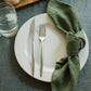 S/4 Stone Washed Linen Hemmed Dinner Napkins
