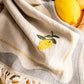 Lemon Hand-Stitched Towel Set