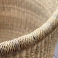 Handwoven Natural Bolga Basket - Large Round