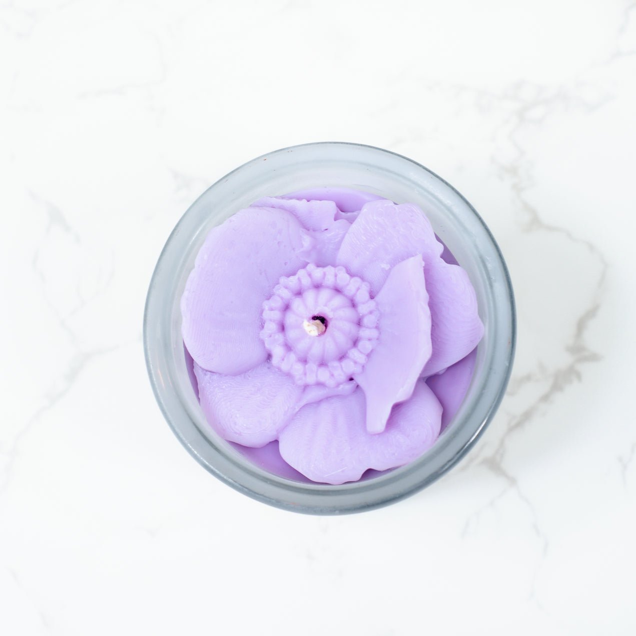 Poppy Flower Candle