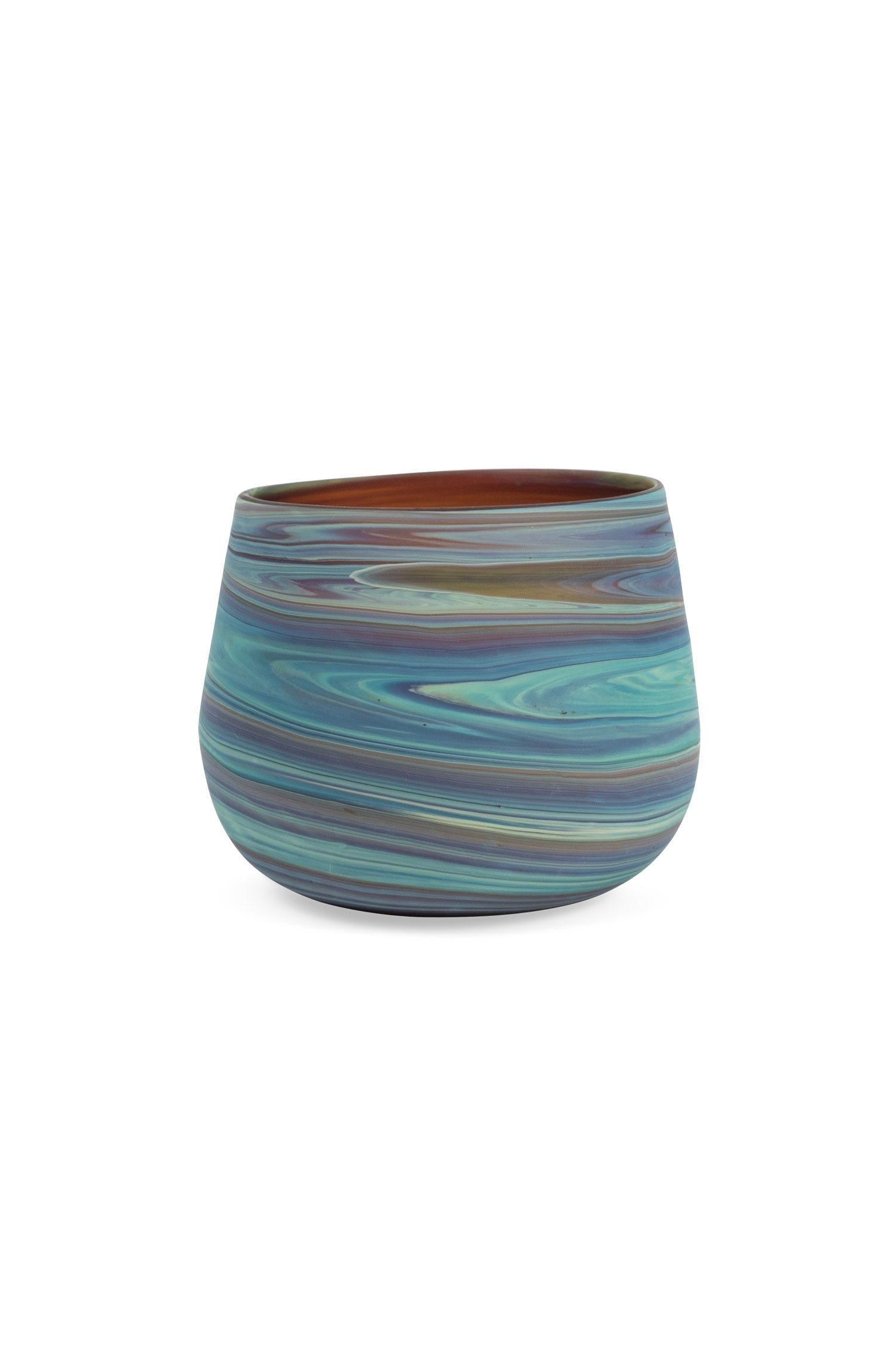 Phoenician Glass Candleholder