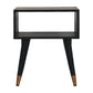 Solid Wood Mid-Century Open Bedside