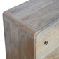 Curved Oak-ish Chest, 3-Drawers