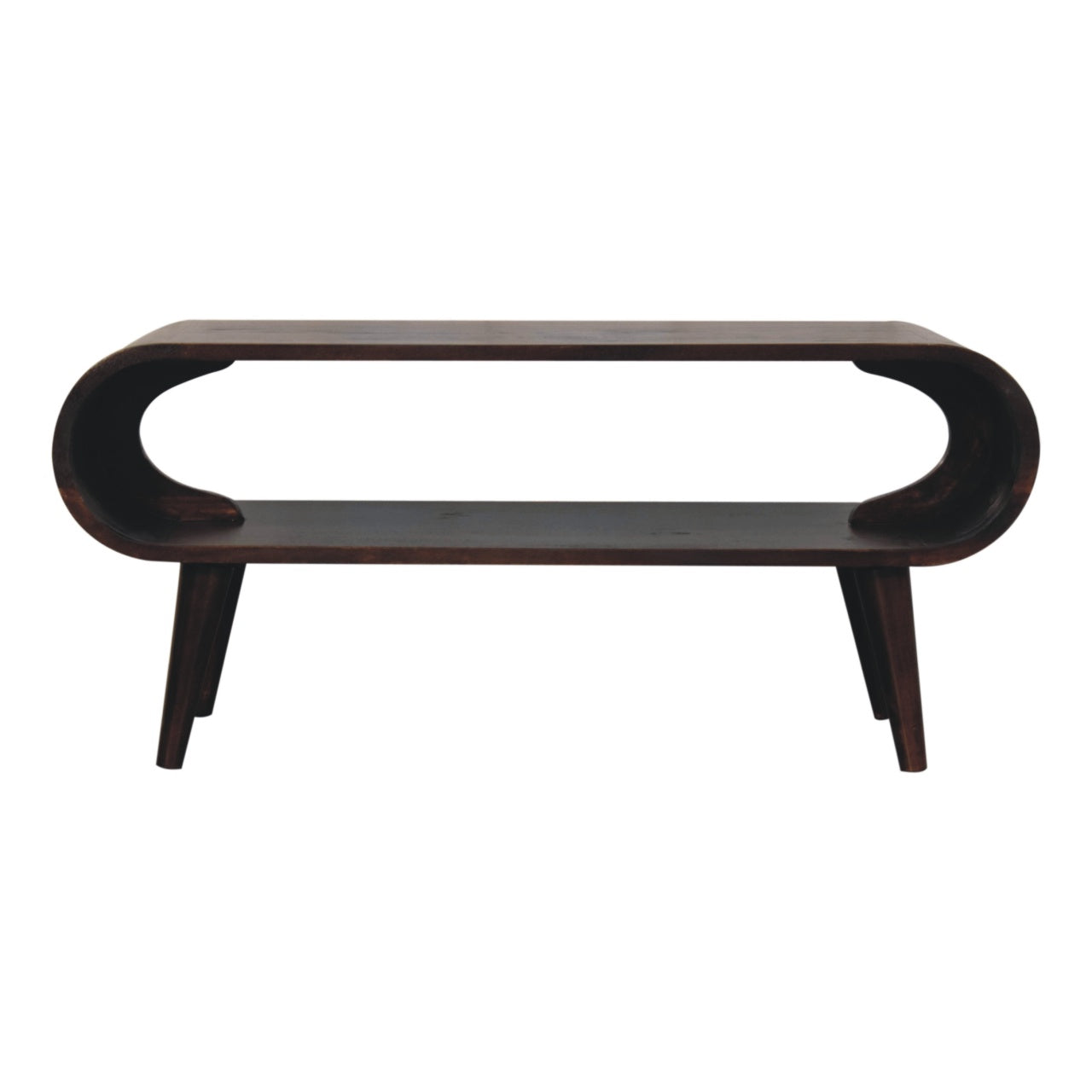 Solid Wood Amaya Light Walnut Coffee Table