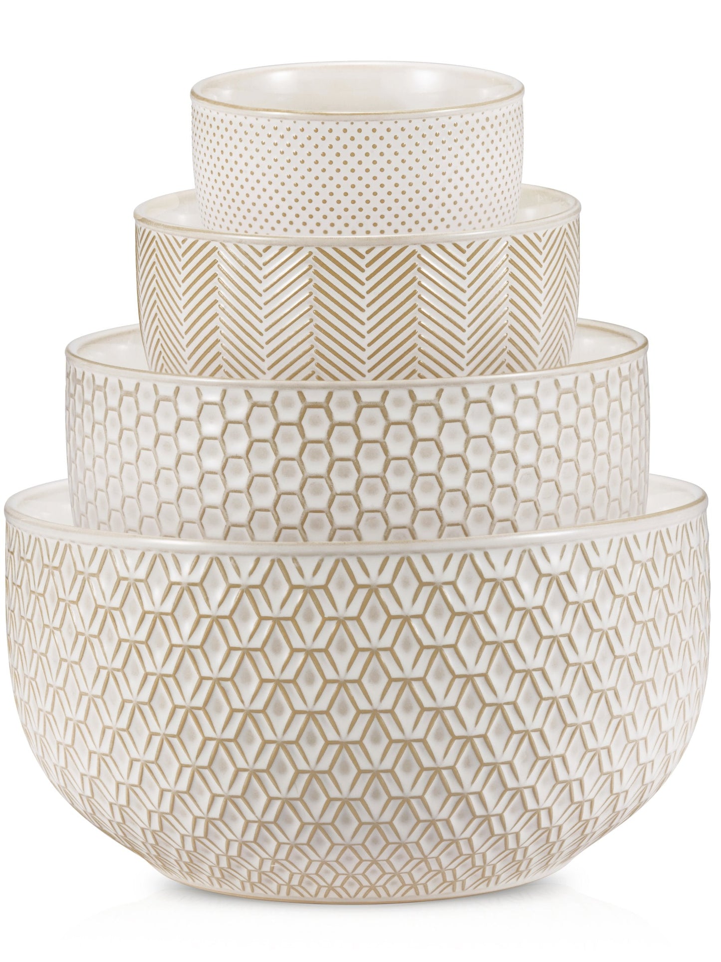 Nesting Bowls, 20/44/98/145 Oz, Set of 4