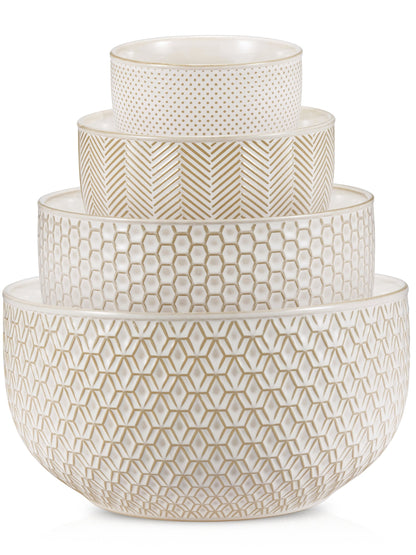 Nesting Bowls, 20/44/98/145 Oz, Set of 4
