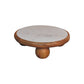 Solid Wood Bola Round Coffee Table, Brown