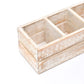 Natural Mango Wood Cutlery Holder | Hand-Carved Design