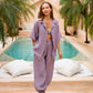 Vanessa Linen Gingham Balloon Pants in Lavender