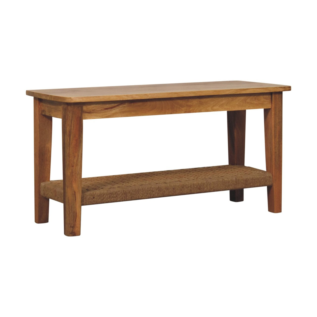 Rope Coffee Table, Open Shelf
