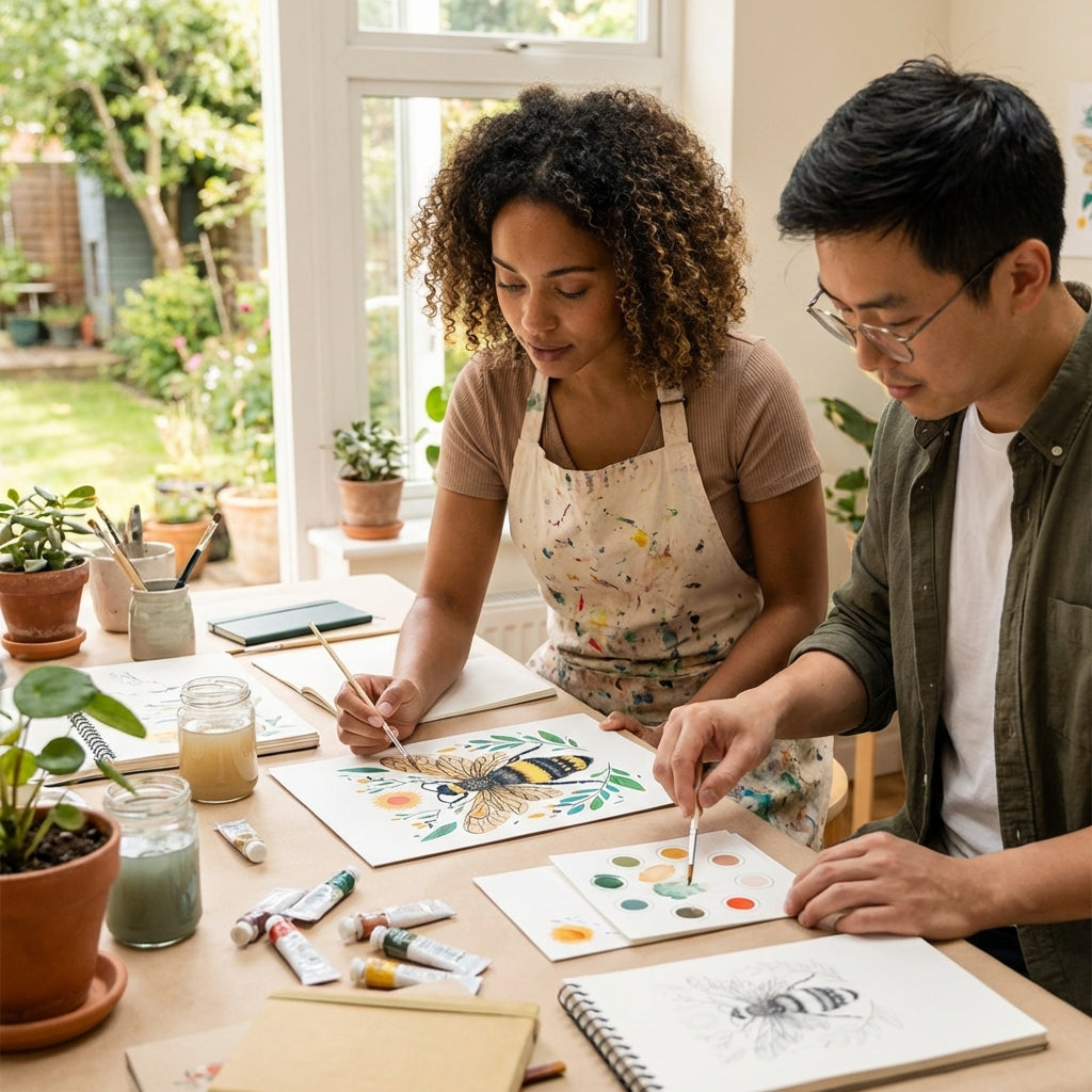 Spring Bee All-in-One Watercolor Kit