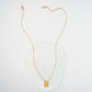 Act Justly Necklace in Gold