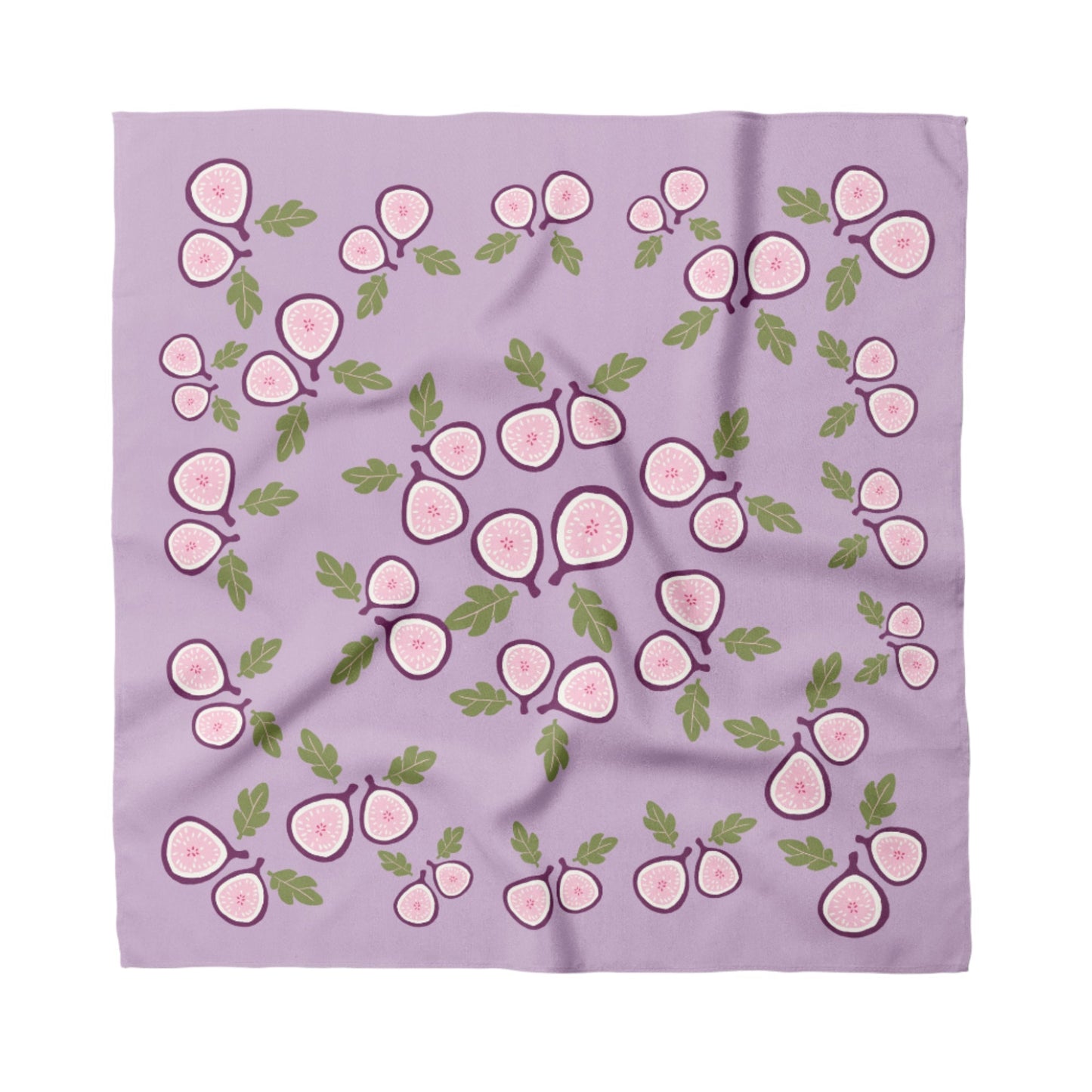Fig Cotton Silk Bandana