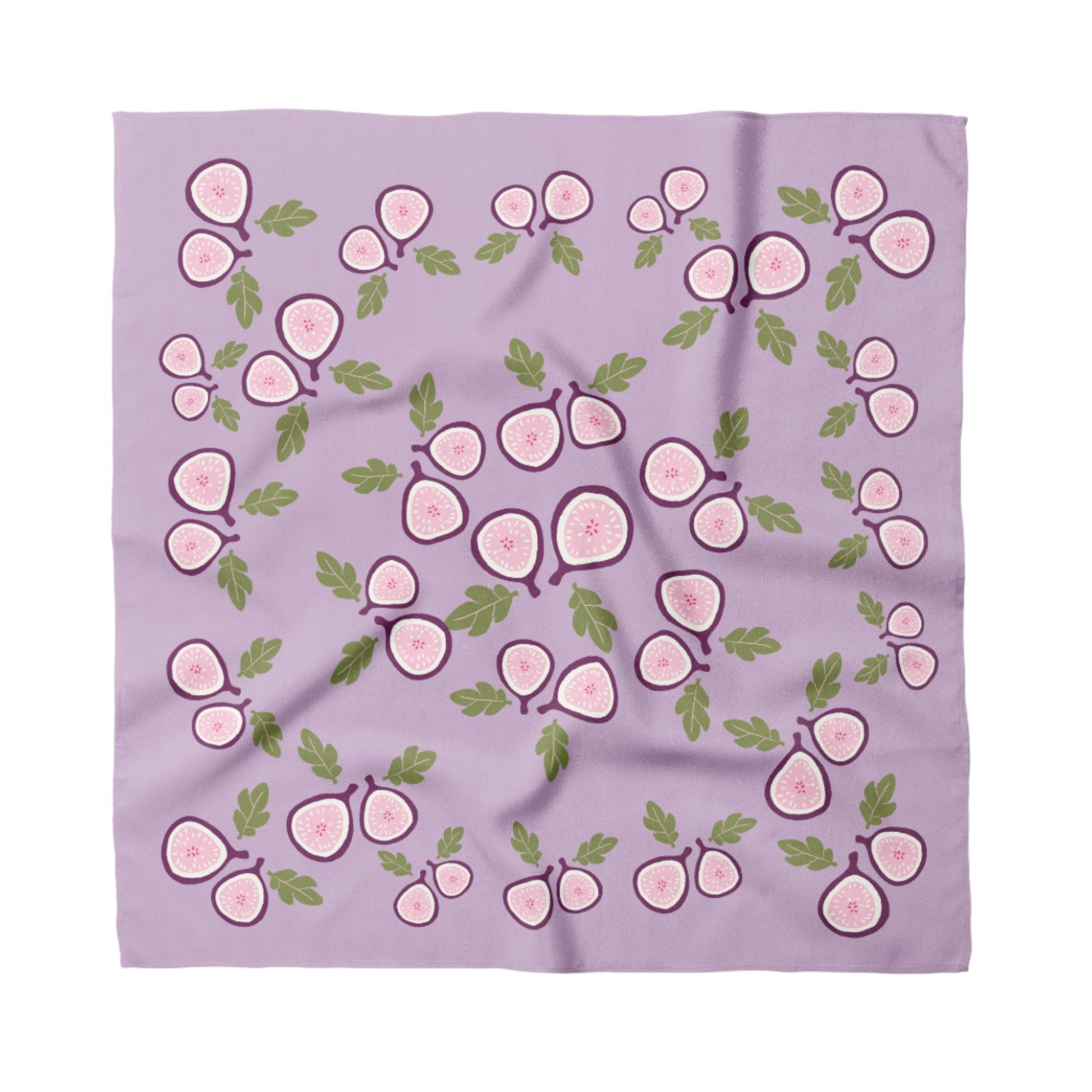 Fig Cotton Silk Bandana