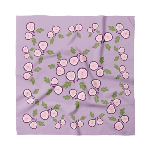 Fig Cotton Silk Bandana