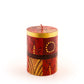 Safari Gold Painted Candles