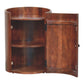 Solid Wood Winewood Round Side Cabinet
