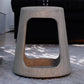 Solid Wood Acid Wash Side Table