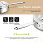 BE | LIVING Essential Series Saute Pan 24 cm (Triply stainless steel)