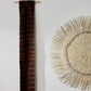 Community Bogolan Wall Totem in Black with Brown Lines