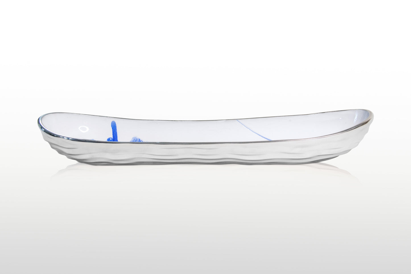 Aquos Long Bread Tray Blue