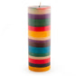 Memphis Stripe Painted Candles