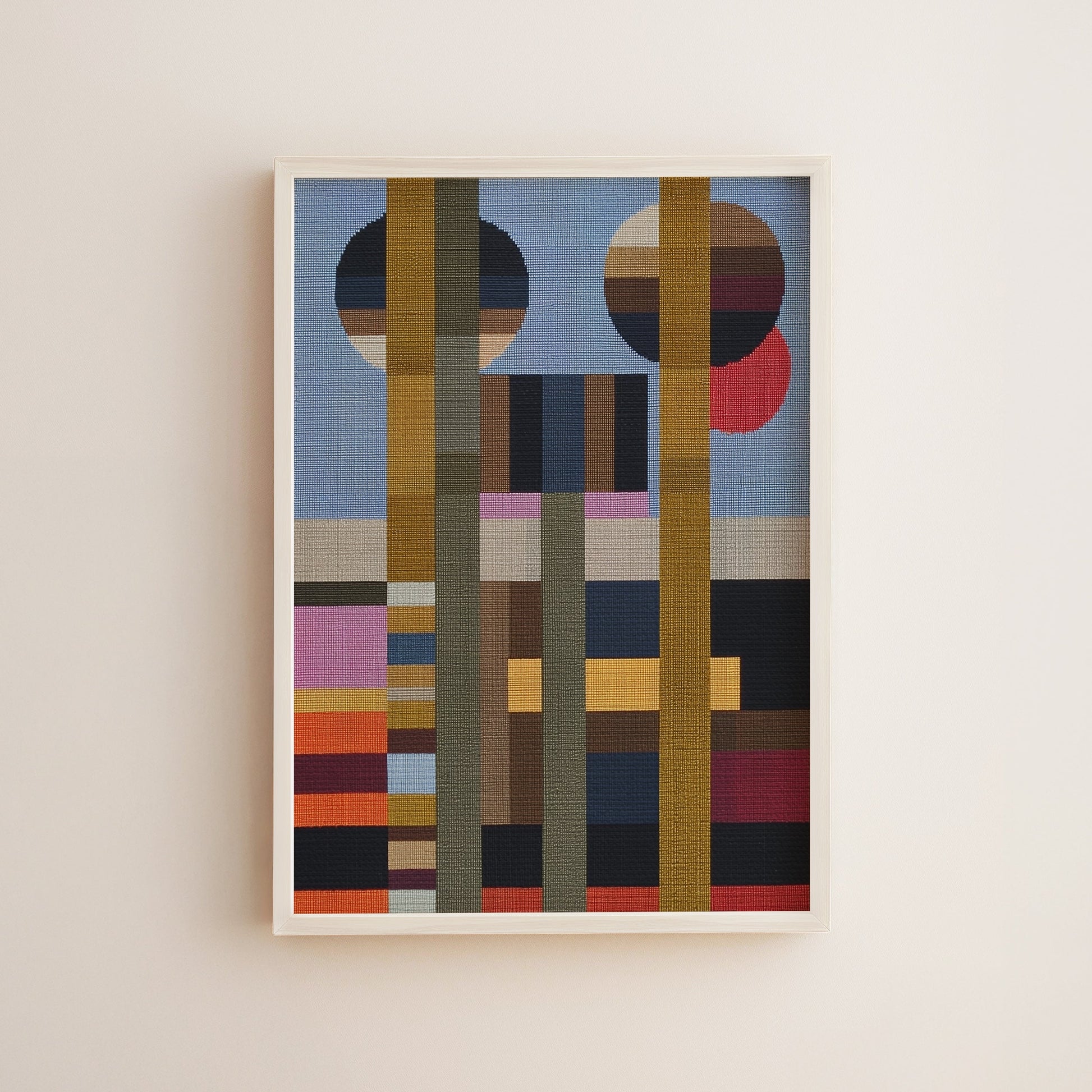 Woven Perspectives No. 13 — Geometric Abstract Art Print