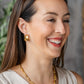 Gold Organic Bead Necklace