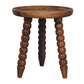 Solid Wood Spindle Tray Side Table