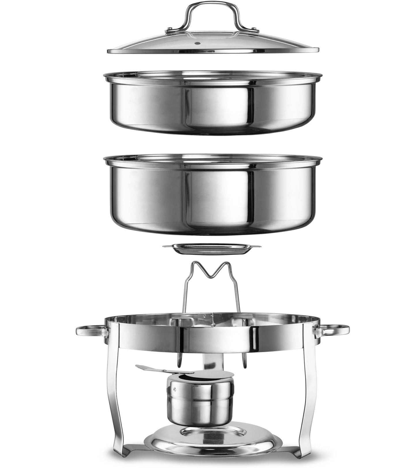 Stainless Steel Chafing Dish, 4.5 qts