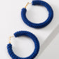 Azul Crochet Hoops