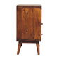 Solid Wood Curved Nordic Charm Console