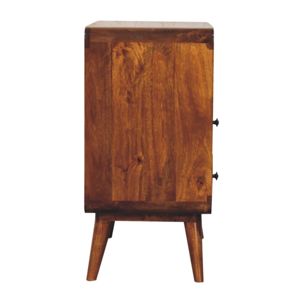 Solid Wood Curved Nordic Charm Console