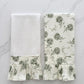 Tuileries Garden Ruffled Kitchen Towels (Set of 2)