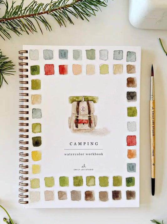CAMPING WATERCOLOR WORKBOOK
