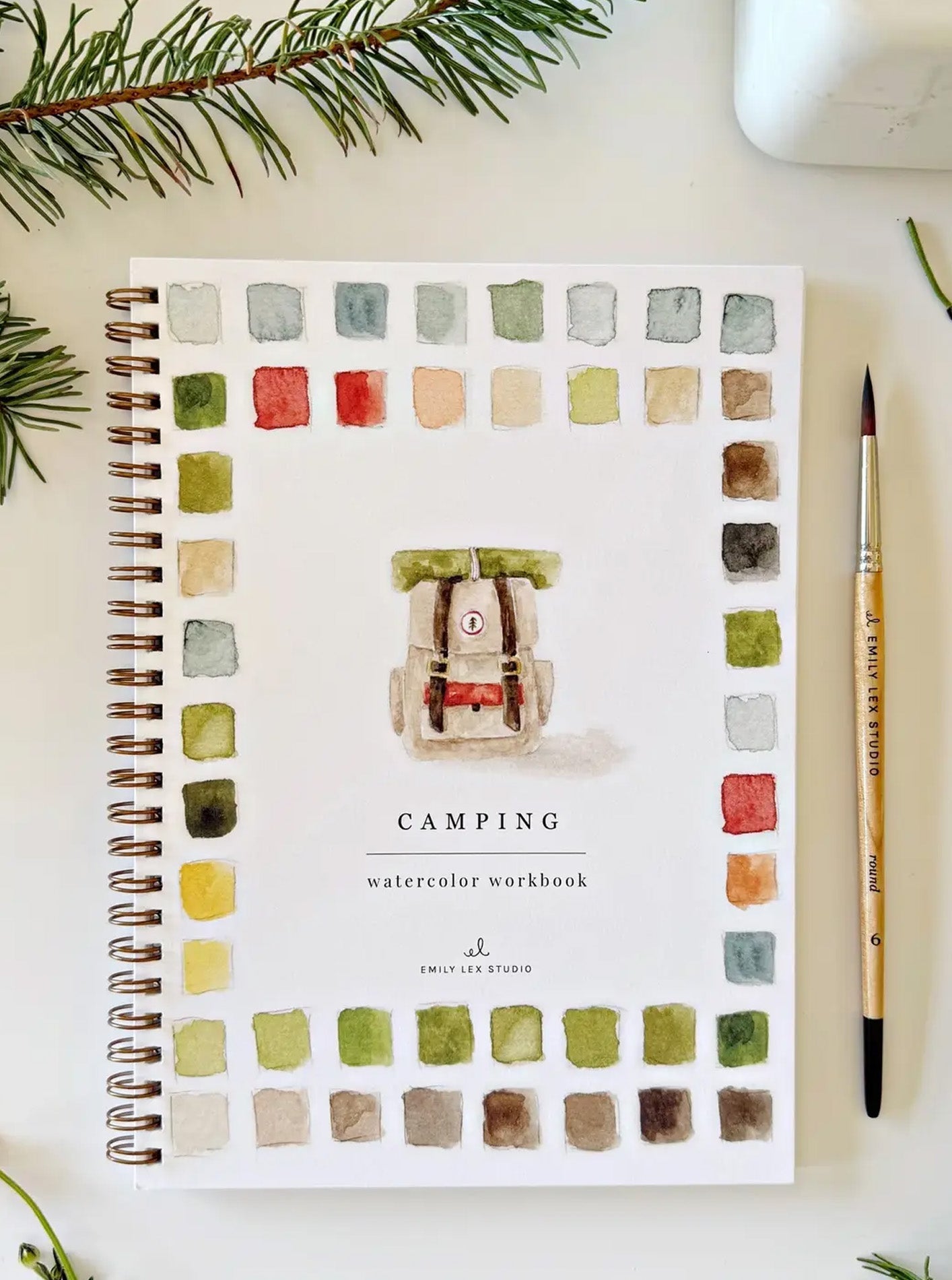 CAMPING WATERCOLOR WORKBOOK