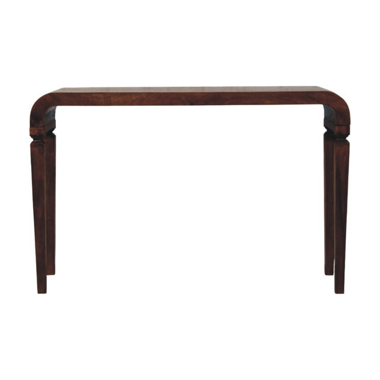 Solid Wood Arcus Curved Console Table