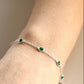 May Birthstone Bracelet — Emerald