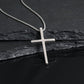 The Classic Cross Necklace in Sterling Silver