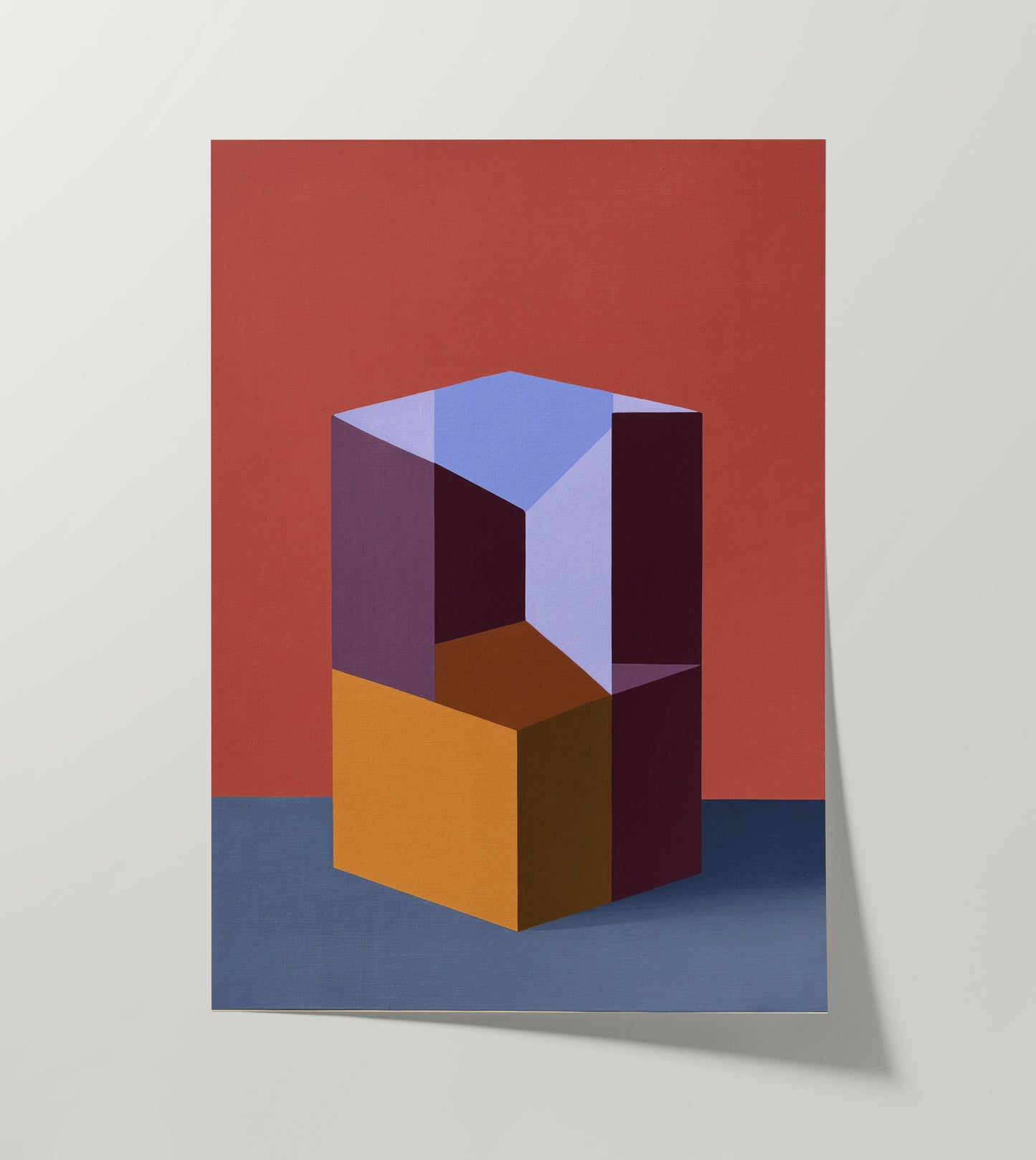Form and Structure No. 07 — Geometric Abstract Art Print