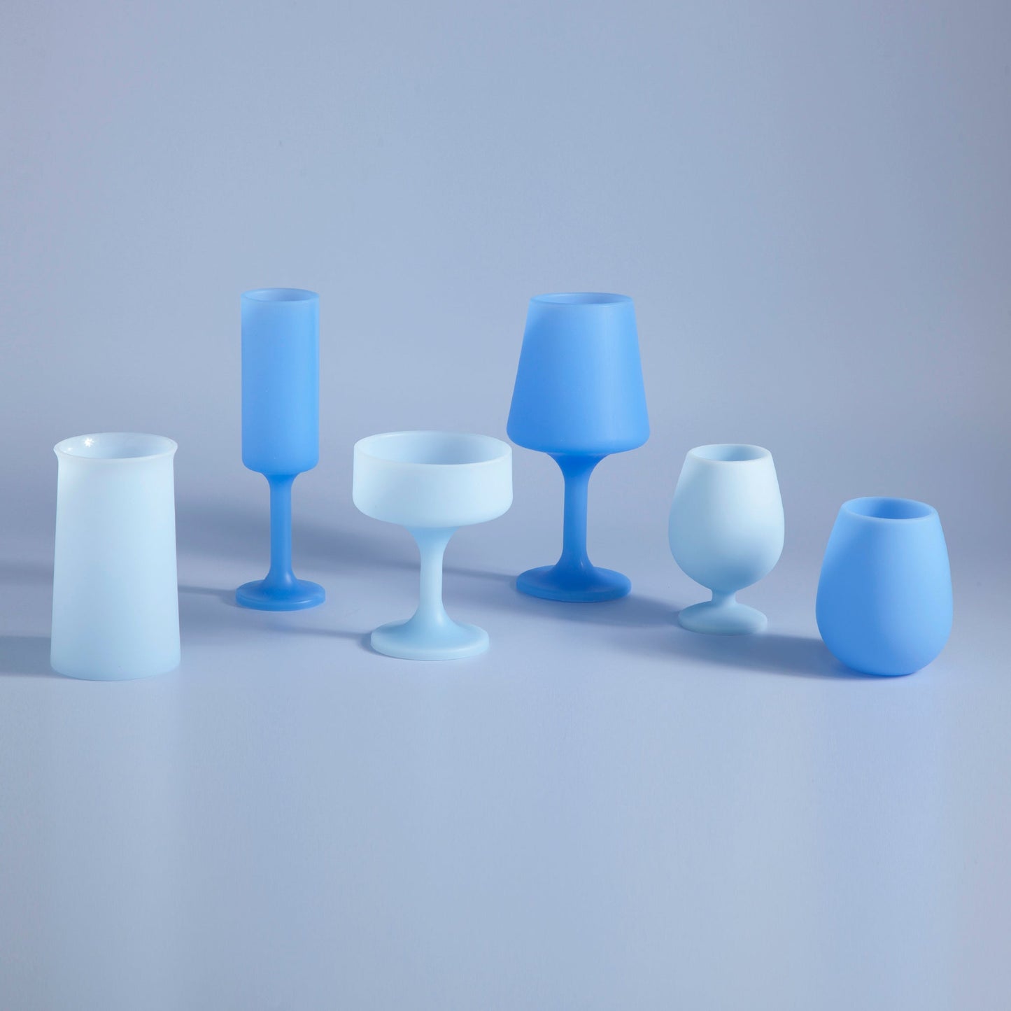 sky + kingfisher | mecc | silicone unbreakable cocktail glasses