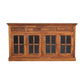 Solid Wood Large Glazed Sideboard
