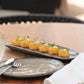 Shallow Organic Oval Platter Large Set of 4