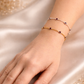January Birthstone Bracelet — Garnet