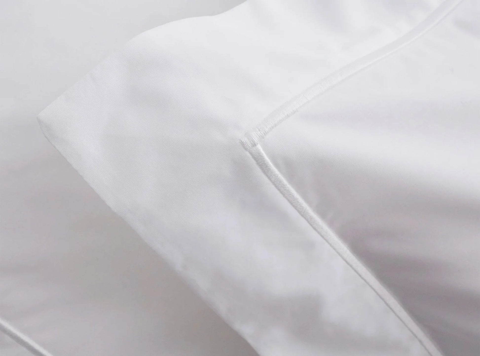 Classic Percale Embroidered Duvet Cover